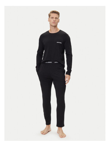 Jack & Jones Пижама Everest 12273632 Черен Standard Fit