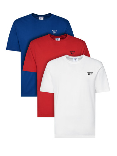 Reebok Комплект 3 тишърти Woods RK25193CCM Цветен Regular Fit