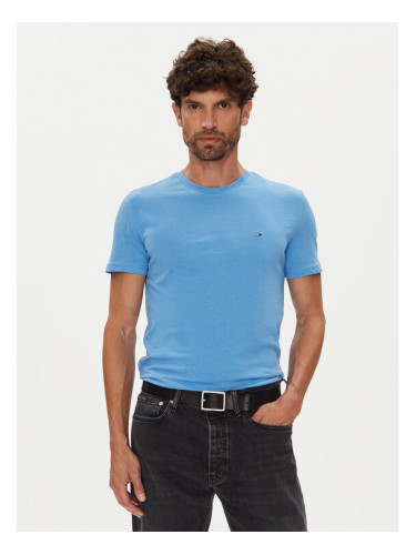 Tommy Jeans Тишърт Jaspe DM0DM20363 Син Slim Fit