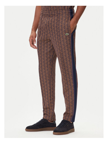 Lacoste Долнище анцуг XH1440 Кафяв Regular Fit