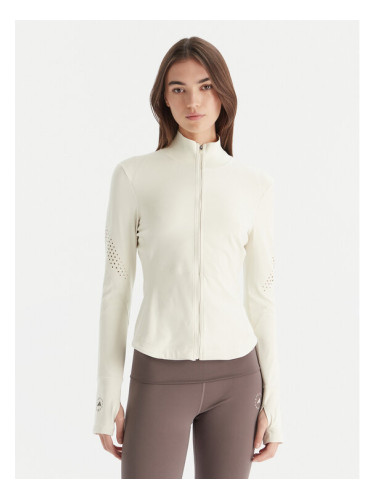 adidas by Stella McCartney Тениска от техническо трико Training Midlayer JM1397 Бежов Slim Fit