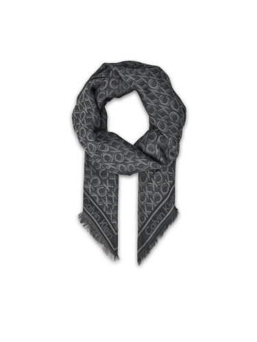 Calvin Klein Бандана Aop Monogram Jacquard LV04F8054G Черен