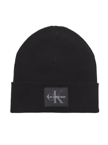 Calvin Klein Шапка Monologo LV04D8088G Черен