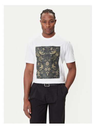 HUGO Тишърт Dipasly 50545363 Бял Relaxed Fit