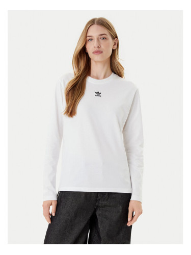 adidas Блуза Essentials JW7454 Бял Regular Fit