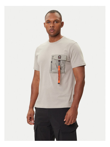 Parajumpers Тишърт Mojave 25WMPMTSRE07 Бежов Regular Fit