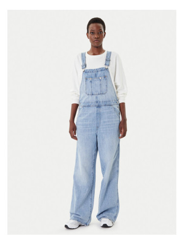 G-Star Raw Гащеризон с презрамки D24398-D536 Син Straight Fit