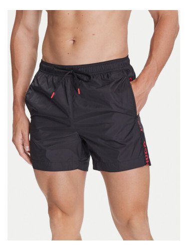 HUGO Плувни шорти Fab 50500973 Черен Regular Fit