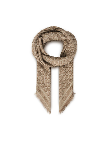 Calvin Klein Бандана Aop Monogram Jacquard LV04F8054G Бежов