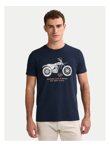 Petrol Industries Тишърт M-1050-TSR707 Тъмносин Regular Fit