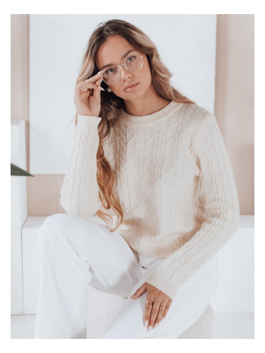 Дамски пуловер BRAVINA екрю