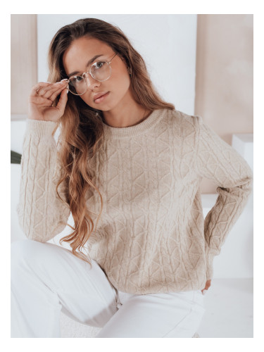 Дамски пуловер BRAVINA бежов