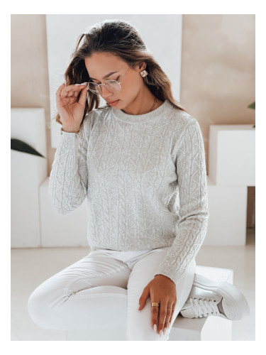 Дамски пуловер BRAVINA сив