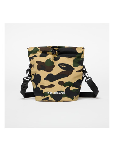 A BATHING APE 1St Camo Drawstring Bag Yellow Universal