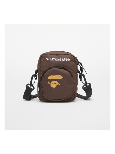 Чанта A BATHING APE Ape Head Mini Bag Brown Universal
