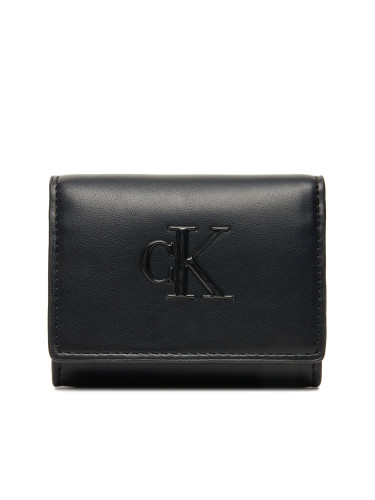 Портфейл Calvin Klein Bold Ck Medium Bifold LV04F1047G Черен