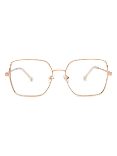 Lentiamo Leonie Rose Gold - очила за компютър, квадратна, unisex, розови