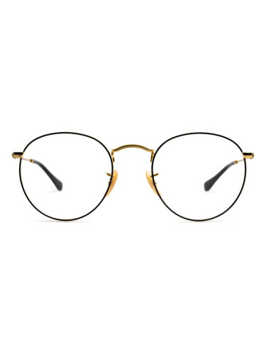 Ray-Ban Round Metal 0RX3447V 2991 - диоптрични очила, кръгла, unisex, черни