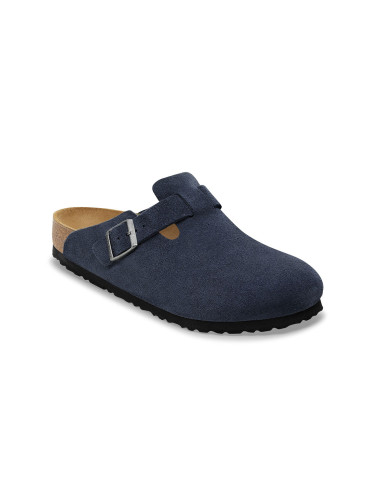 Birkenstock Boston Suede Leather Narrow Fit Unisex - Сандали Birkenstock - Син - 1030902-5 - Size: 5