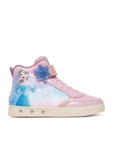 Geox Сникърси J Skylin J568WF 0ANAJ C8004 D Розов