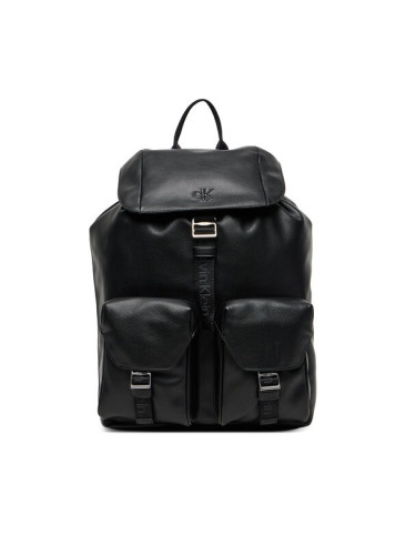 Calvin Klein Раница Cargo Flap Backpack LV04D3127G Черен