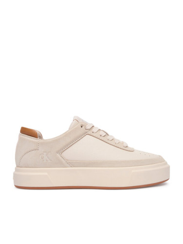 Calvin Klein Сникърси Basket Lace Up Pro Lth Mix Mg YW0YW01987 Бежов
