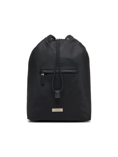 Calvin Klein Раница Sleek Drawstring Sling LV04D3145G Черен
