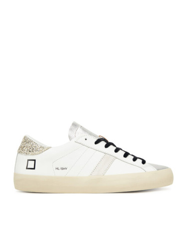 D.A.T.E. Сникърси Hill Low Shiny W431-HL-SH Бял