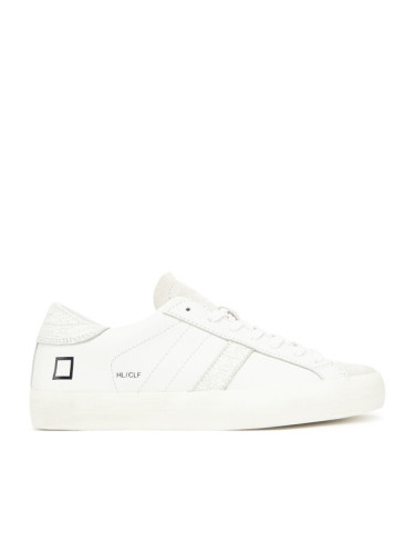 D.A.T.E. Сникърси Hill Low Calf W431-HL-CA Бял