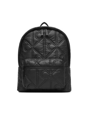 Calvin Klein Раница Puffer Round Backpack LV04D3141G Черен