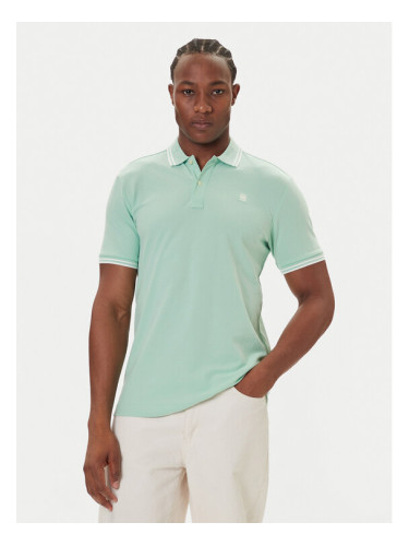 G-Star Raw Тениска с яка и копчета Dunda D17127-5864 Зелен Slim Fit