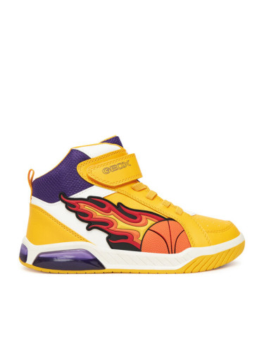 Geox Сникърси J Inek J569CC 05411 C2295 DD Жълт