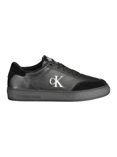 Black Men's Calvin Klein Jeans Leather Sneakers