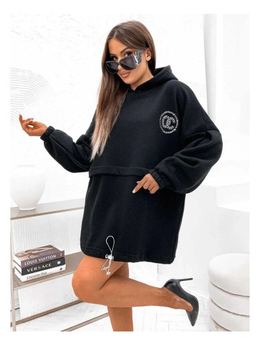 Resti Women's cotton mini dress in sweatshirt style