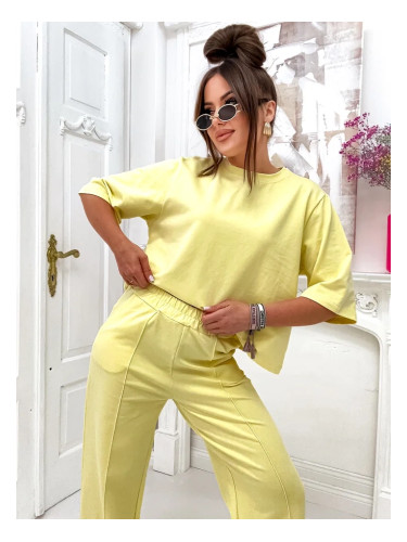 Resti Women's cotton set with wide pants