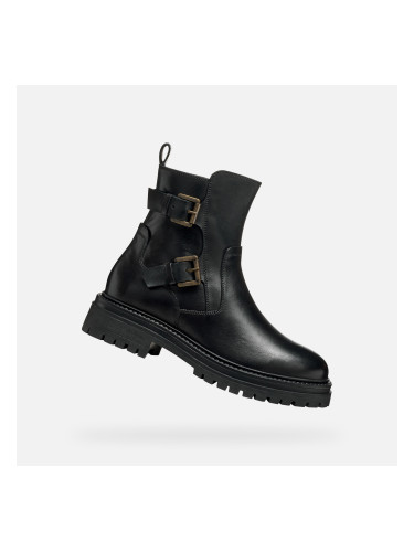 Black women's ankle boots Geox Iridea - Women's