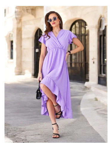 Resti Women's midi dress with an asymmetrical hem