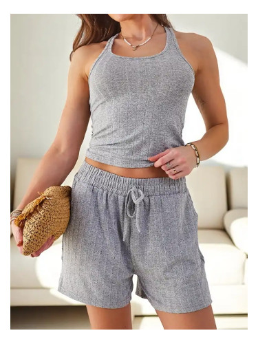 Resti Women's Two-Piece Sports Set with Shorts and Tank Top