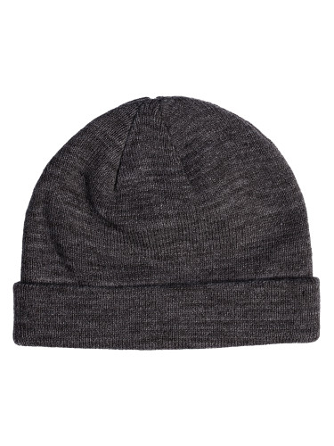 Short cuff knitted hat h.Charcoal