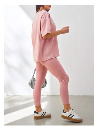 Resti Cotton women's set with short sleeves and leggings