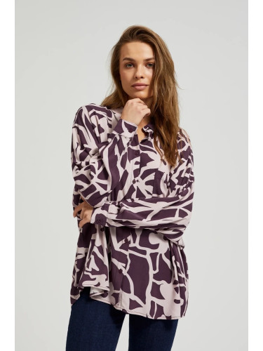 Marisse Women's Shirt Z-Ko-4526 D.Violet