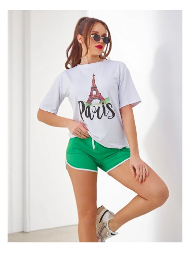 Resti Women's sports set with t-shirt and shorts Paris