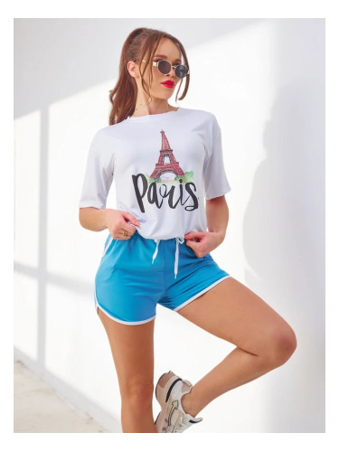 Resti Women's sports set with a t-shirt and shorts Paris