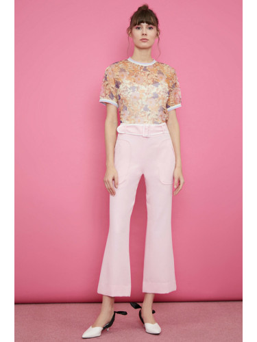 Koton Дамски розови панталони