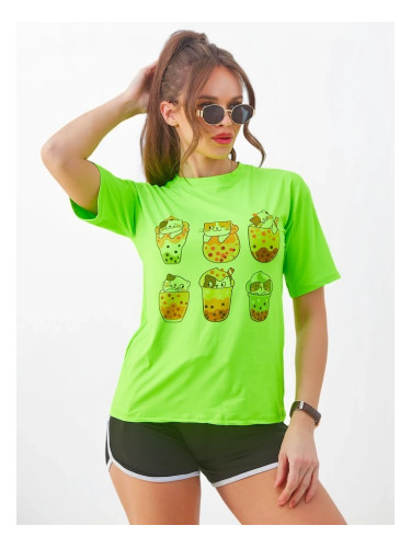 Resti Women's sports set with t-shirt and shorts Kitty Cat