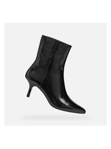 Black women's ankle boots Geox Kleopy - Women's