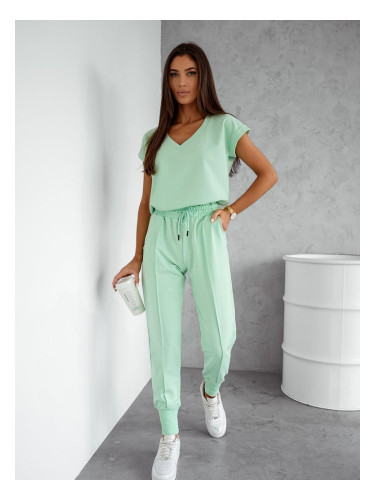 Resti Venera women's mint set - cotton comfort with Italian elegance