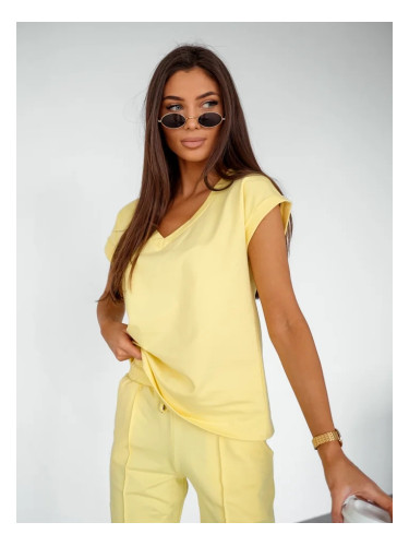 Resti Women's cotton casual set with short sleeves