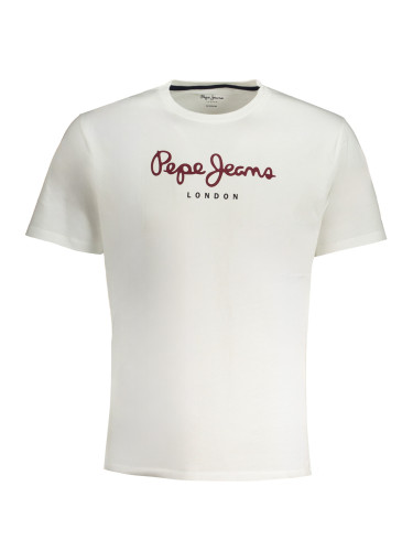 PEPE JEANS MEN'S SHORT SLEEVED T-SHIRT WHITE