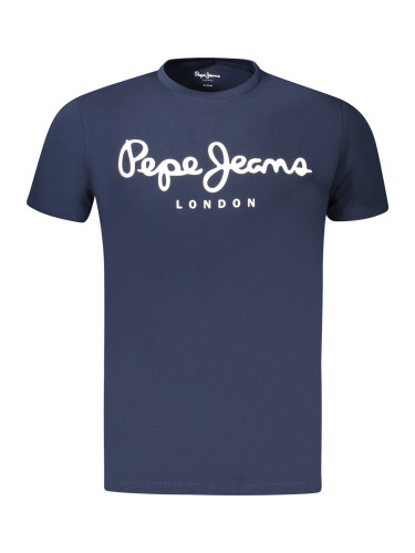 PEPE JEANS MEN'S SHORT SLEEVE T-SHIRT BLUE
